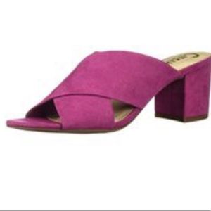 Suede slip on sandal by Sam Edelman